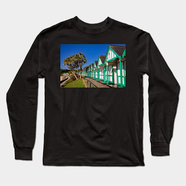 Langland Bay, Gower Wales Long Sleeve T-Shirt by dasantillo